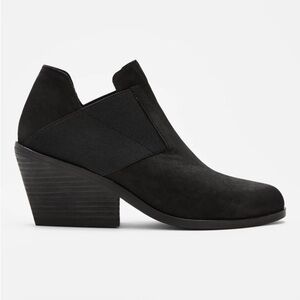 EUC - Eileen Fisher - Even Tumbled Nubuck Bootie - Size 8.5